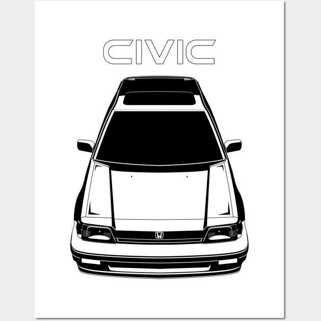 Civic SI 3rd gen 1984-1986 Wall Art by jdmart